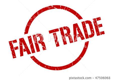 fair trade stamp 47506068