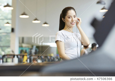 Female fitness gym Female fitness gym 47506366