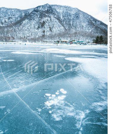 Ice bubble of Akagi mountain Ice bubble of Akagi mountain 47506788