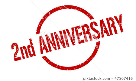 2nd anniversary stamp 2nd anniversary stamp 47507416