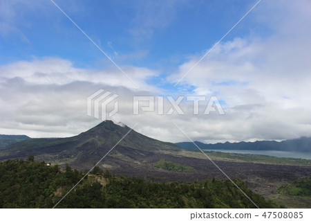 Kintamani Takahara volcano and lake Bali Indonesia Kintamani Takahara volcano and lake Bali Indonesia 47508085