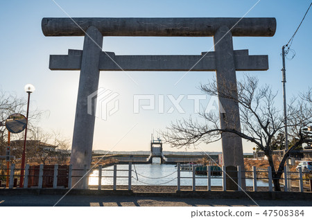 Toru shrine Torii Toru (Ibaraki prefecture Kamisu city) As of January 2019 47508384
