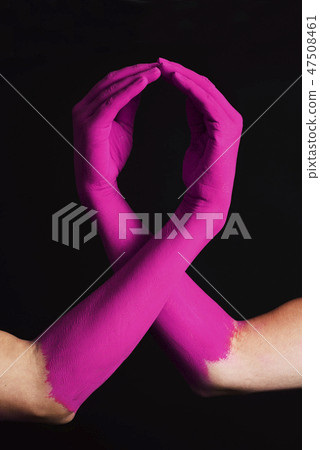 pink ribbon for the breast cancer awareness pink ribbon for the breast cancer awareness 47508461