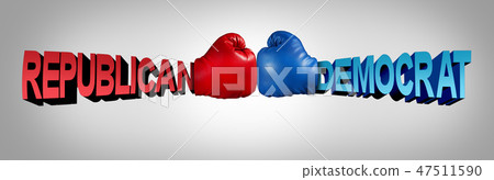 Democrat Republican Fight 47511590