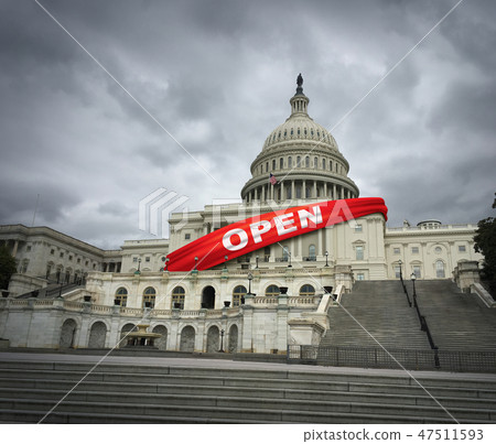 USA Government Open - Stock Illustration [47511593] - PIXTA