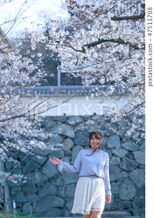 女性旅程櫻花福岡城堡 47511708