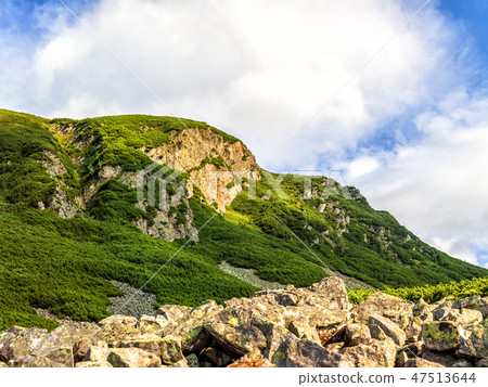Polish Tatra mountains summer landscape with blue sky and white clouds. Polish Tatra mountains summer landscape with blue sky and white clouds. 47513644