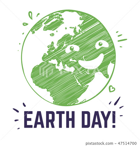 Earth day poster. Planet environmental world symbol environ safety celebration date postcard with 47514700
