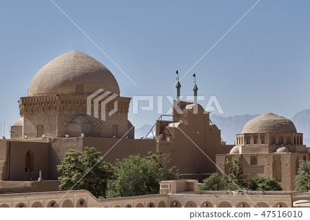Historical center of Yazd, an old clay town, Iran. 47516010