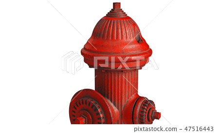 Fire alarm hydrant red, close view Fire alarm hydrant red, close view 47516443
