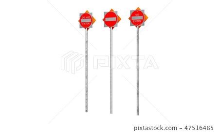 Sign traffic road symbol red Sign traffic road symbol red 47516485