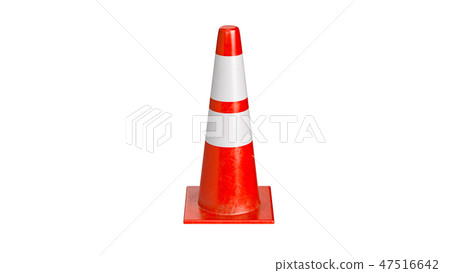Traffic cone barrier stop sign Traffic cone barrier stop sign 47516642