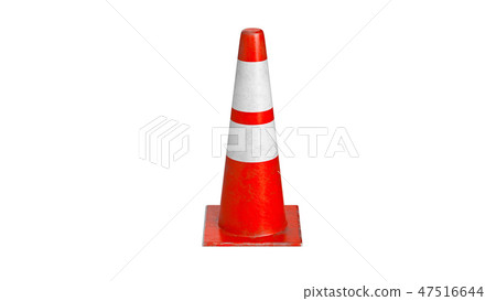 Traffic cone barrier stop sign Traffic cone barrier stop sign 47516644