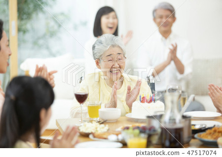 Multi Generation Home Party Image 47517074