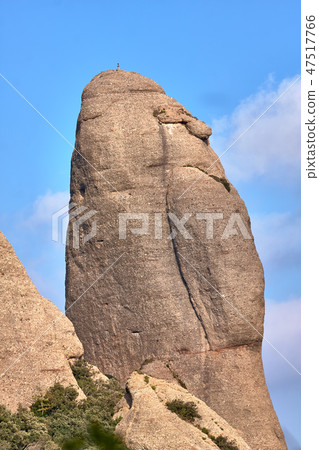 Mountains in Montserrat in Catalonia of Spain Mountains in Montserrat in Catalonia of Spain 47517766