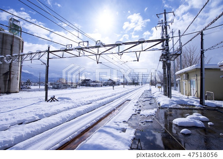 Winter premises of Goto day-town station (Minamiuonuma city, Niigata prefecture) 47518056