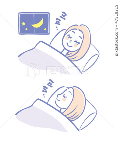 Sleep woman 47518215
