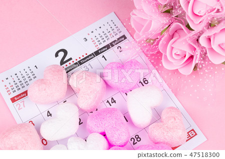 February calendar Valentine image 47518300