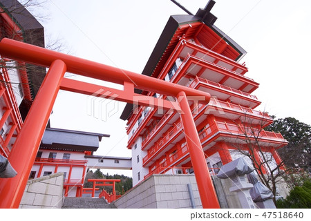 State of the premises of Baotoksan Inari Shrine (Niigata Prefecture Nagaoka city) 47518640