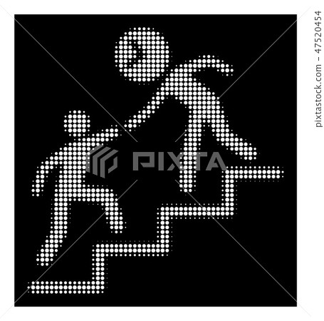 White Halftone Time Manager Help Icon White Halftone Time Manager Help Icon 47520454