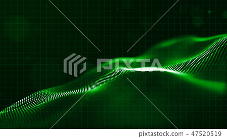 Digital abstract particles background 47520519