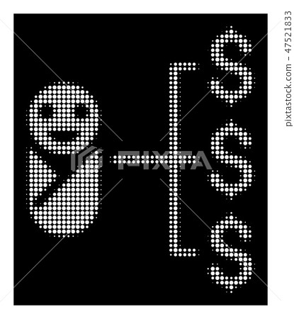 White Halftone Baby Expenses Icon White Halftone Baby Expenses Icon 47521833