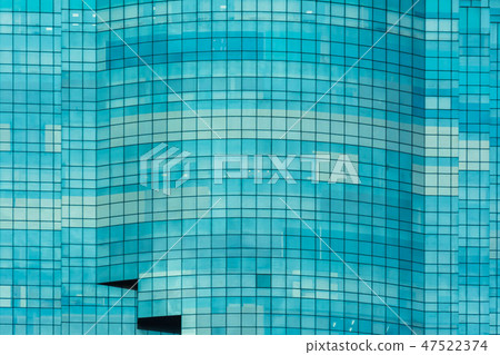 Wall of office building close up Wall of office building close up 47522374