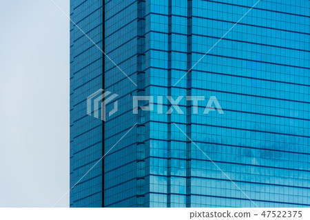 Wall of office building close up Wall of office building close up 47522375
