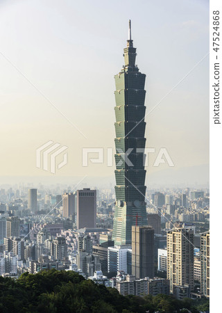 Taipei 101 Skyscraper in Taipei, TAIWAN. 47524868
