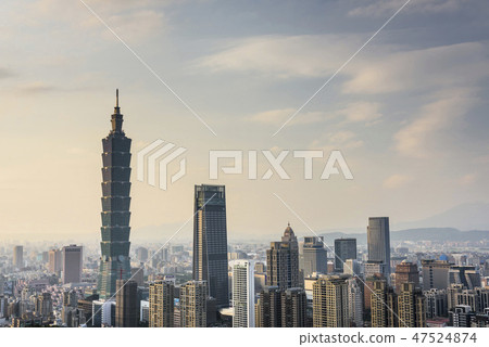 Taipei 101 Skyscraper in Taipei, TAIWAN. 47524874