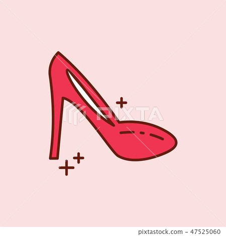 Mother's day red icon with light pink backgorund v Mother's day red icon with light pink backgorund v 47525060