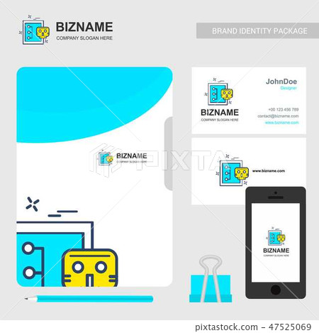 Company brochure with company logo and stylish des Company brochure with company logo and stylish des 47525069