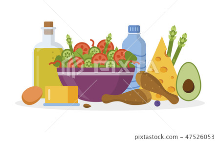 Keto diet concept 47526053