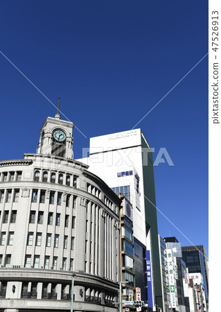 Tokyo's cityscape in Tokyo, Ginza 47526913
