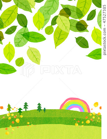 Natural landscape hill mountain sky collage 47527385