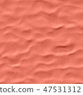 Living Coral color of the Year 2019. Beach sand with coral in trendy color 47531312