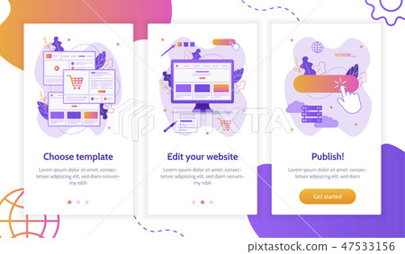 Website builder concept Website builder concept 47533156