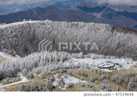 Utsukushigahara Plateau in winter Utsukushigahara Plateau in winter 47534646
