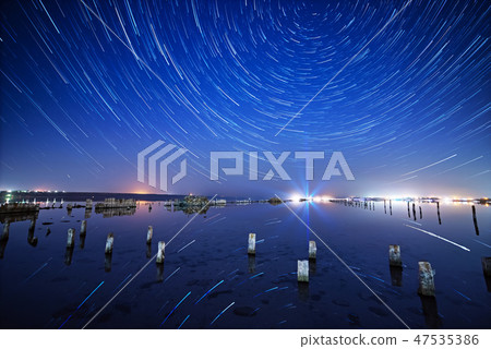 Lake at night Lake at night 47535386