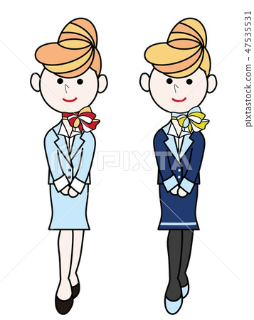 工作準備（藍色淺藍色） 47535531