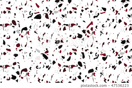 Terrazzo seamless pattern. Marble. Surface with natural stone, glass, quartz, concrete. Granite 47536223