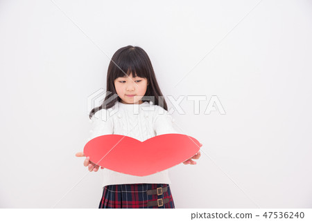 A girl with a heart A girl with a heart 47536240