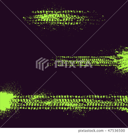 Green tire tracks set Green tire tracks set 47536500