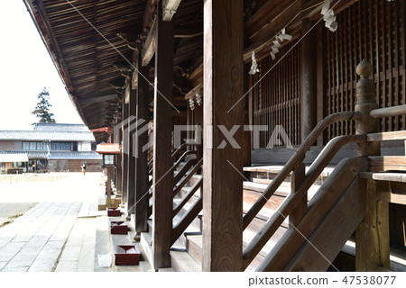 A close shadow of the 12 Kumano Shrines, Kurashiki City, Okayama Prefecture 47538077