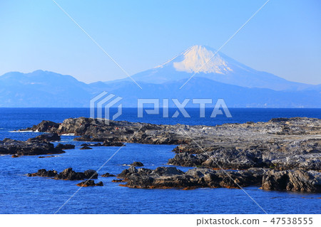 [神奈川縣]從鹿島島看的富士山 47538555
