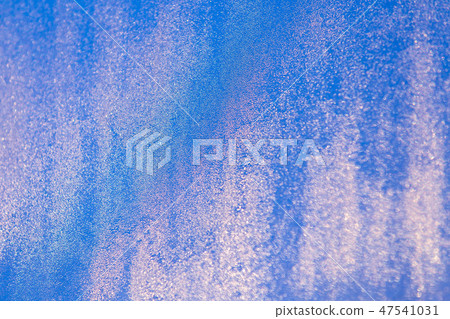 texture of frozen water drops on glass, soft focus 47541031