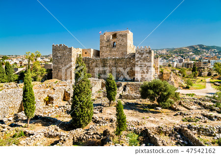 Crusader castle in Byblos, Lebanon Crusader castle in Byblos, Lebanon 47542162