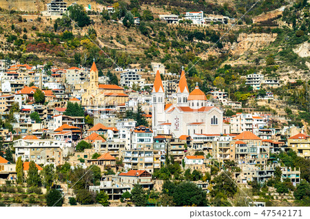 Mar Saba Cathedral and Our Lady of Diman Church in Bsharri, Lebanon 47542171