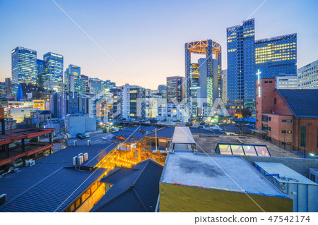 首爾鐘路夜景 首爾鐘路夜景 47542174