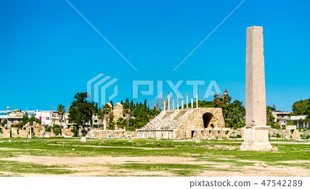 Ancient hippodrome in Tyre, Lebanon Ancient hippodrome in Tyre, Lebanon 47542289